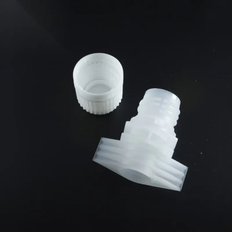 13mm Flexible Liquid Jelly Packaging Plastic Screw Caps With Spout