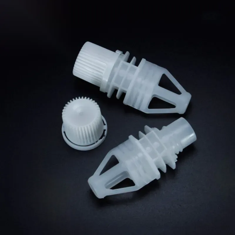 10mm Basket Shape Flexible Packaging Spout with Tail for Jelly Bag