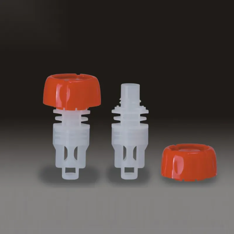 8.6mm Flexible Aluminum Pouch Mushroom anti-swallowing Screw Cap for Plastic Packaging