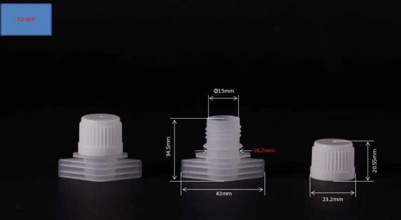 15mm Energy Drink Spout Pouch Reusable Spout Cap