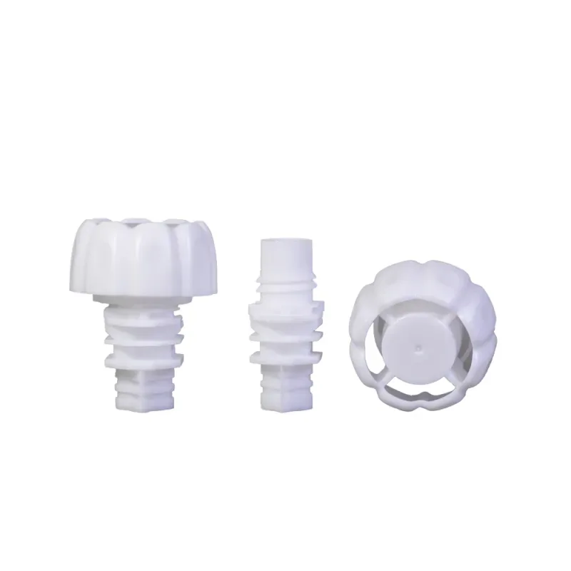 10mm Mushroom Shape Plastic Stand up Bag Screw Cap