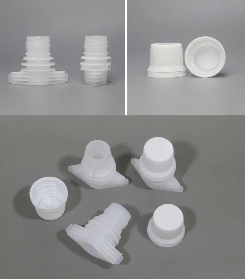 15mm Food Grade Plastic Jelly Juice Ketchup Spout with Cap
