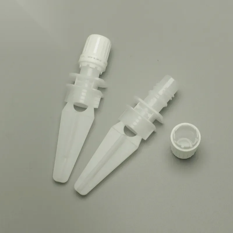 8.6mm Food Grade Long Nozzle Juice Doypack Plastic Spout Cap