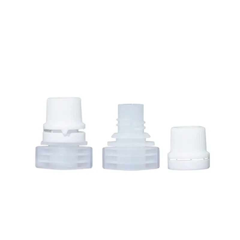 10mm liquid food juice plastic anti-leak spout with cap