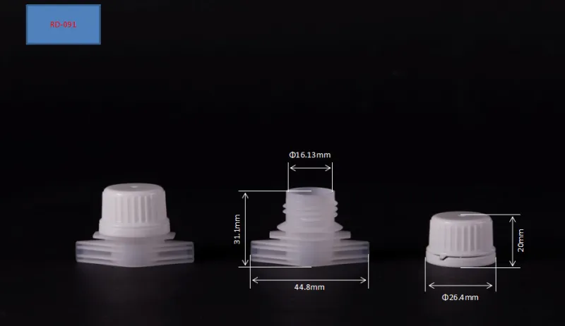 Shantou Ruihua Food Packaging Plastic Screw Cap and Spout 16mm