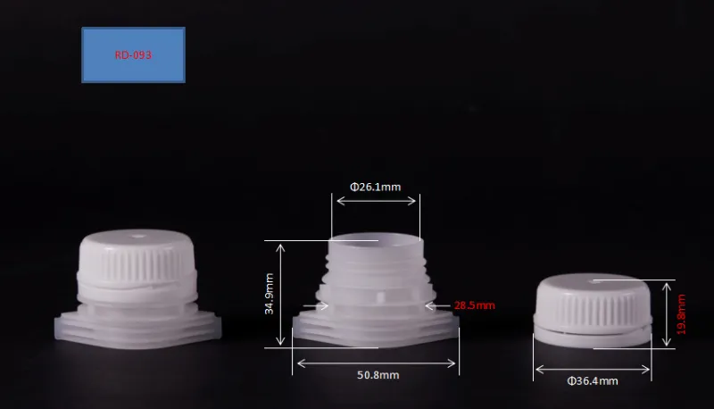 Shantou Ruihua Plastic Factory 26mm Paste Drink Jelly Food Pouch Spout