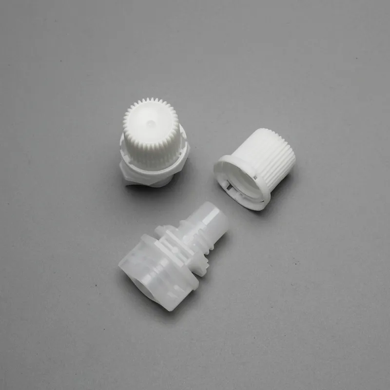 Bulk Food Grade Liquid Sauce Sugar Doypack Plastic Cap with Spout 8.6mm