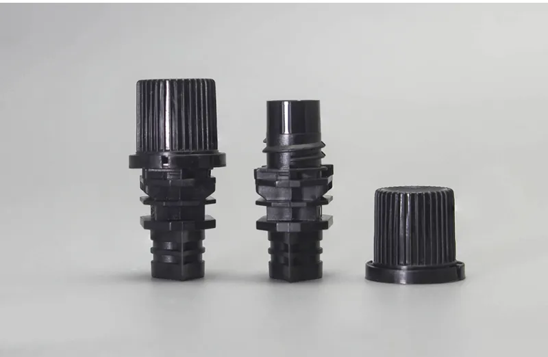 8.6mm Chicken Powder Food Packaging Plastic Screw Cap Spout for Doypack