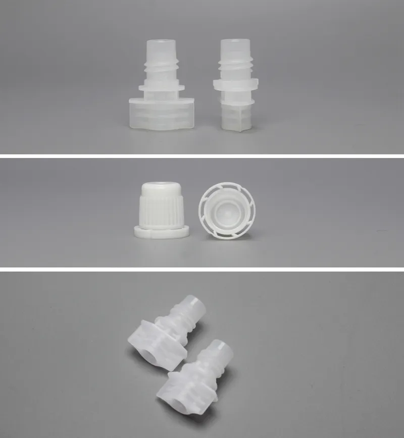 Doypack Pouch Packaging Plastic PE  8.2mm sauce Jelly Liquid Food Spout with Cap