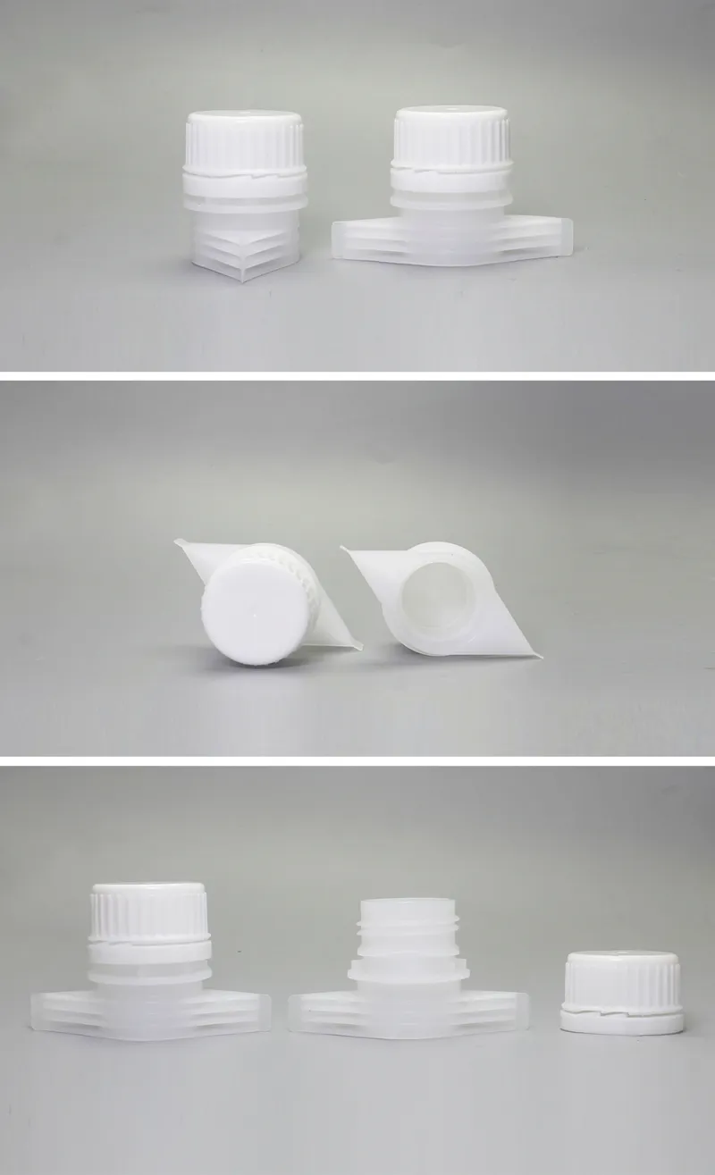 Shantou Factory 22mm Plastic PE  Stand up Pouch Spout Cap