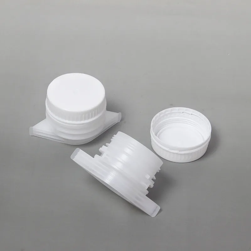 40mm Plastic Screw Cap with Spout for Doypack Soft Packaging, OEM/ODM